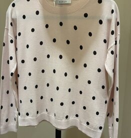 Kokun Polka Dot Cotton Crew