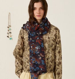 Alix of Bohemia Pietra Indigo Kilim Silk Scarf