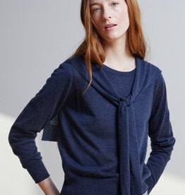 Autumn Cashmere Crew W/Tie Sleeves