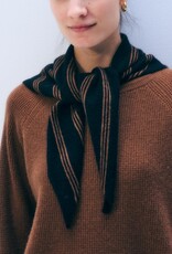 White + Warren Cashmere Striped Neckerchief 20594A