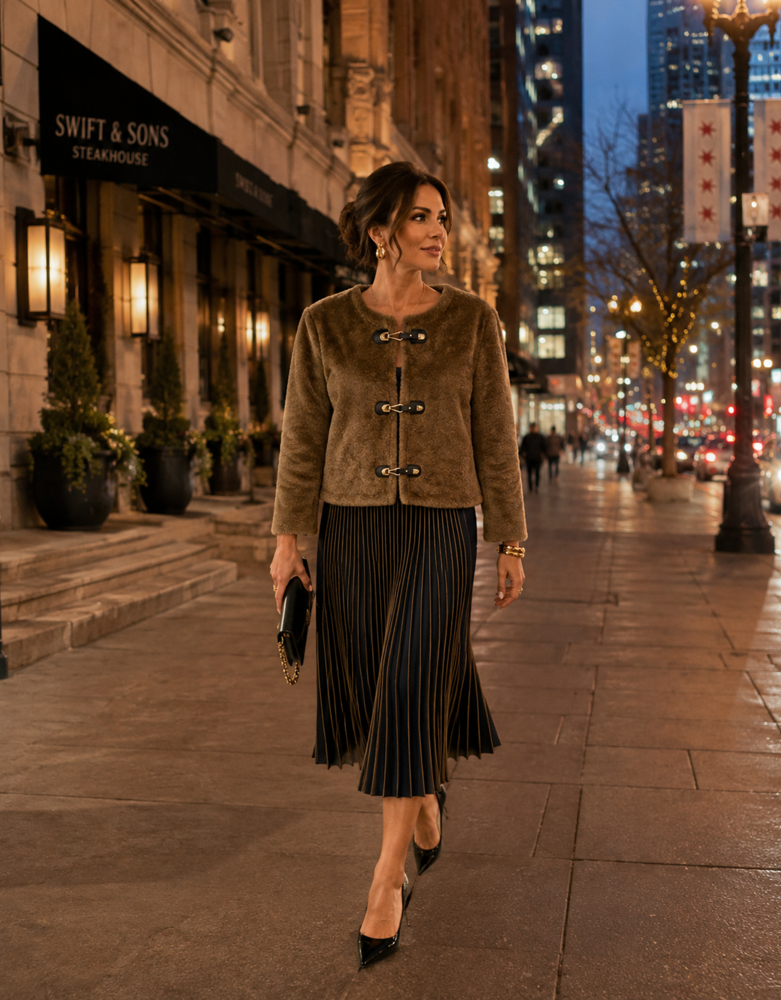 Elliott Lauren Pleated Skirt 22536