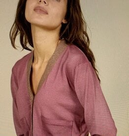 In Bed With You Solid Cardi W/Lurex
