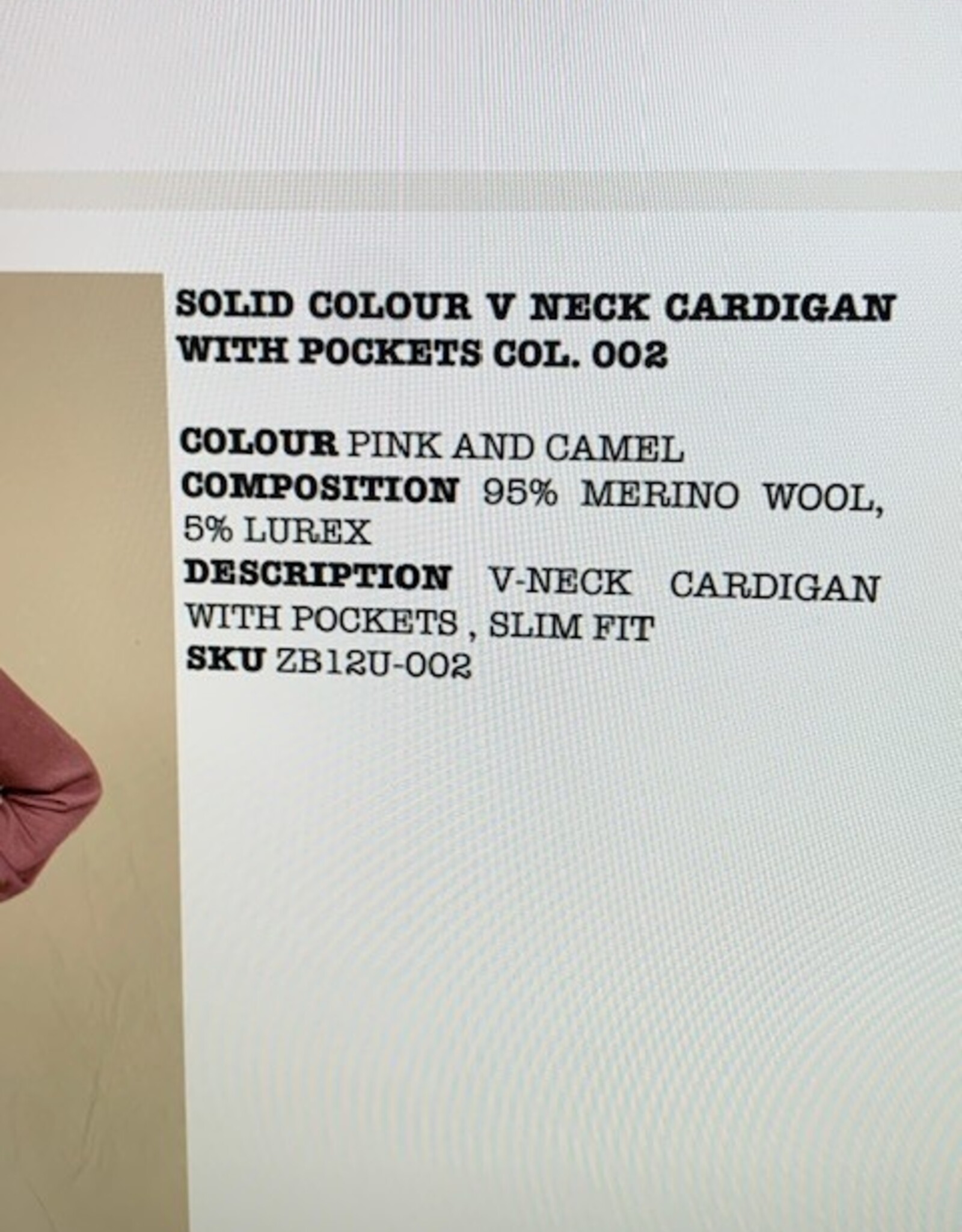 In Bed With You Solid Cardi W/Lurex