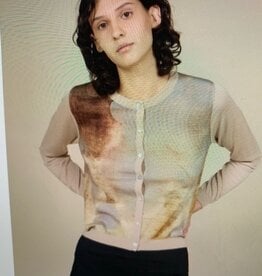 In Bed With You Cardigan W/Design Front