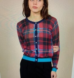 In Bed With You Plaid Cardigan