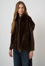 REPEAT CASHMERE Faux Fur Vest