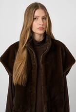 REPEAT CASHMERE Faux Fur Vest