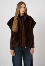 REPEAT CASHMERE Faux Fur Vest