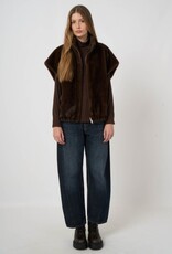 REPEAT CASHMERE Faux Fur Vest