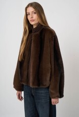 REPEAT CASHMERE Faux Fur Reverse Jacket