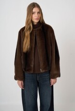 REPEAT CASHMERE Faux Fur Reverse Jacket