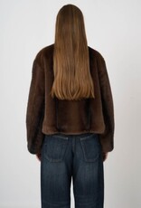 REPEAT CASHMERE Faux Fur Reverse Jacket