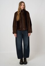 REPEAT CASHMERE Faux Fur Reverse Jacket