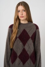 REPEAT CASHMERE Sparkly Argyle P/O