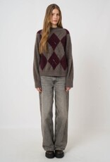 REPEAT CASHMERE Sparkly Argyle P/O