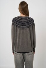 REPEAT CASHMERE Fair Isle Pullover