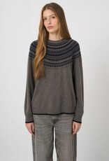 REPEAT CASHMERE Fair Isle Pullover