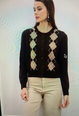 Argyle Cardigan WES2682H