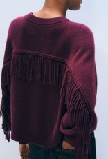 White + Warren Luxe Fringe Crew