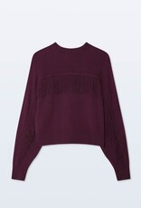 White + Warren Luxe Fringe Crew