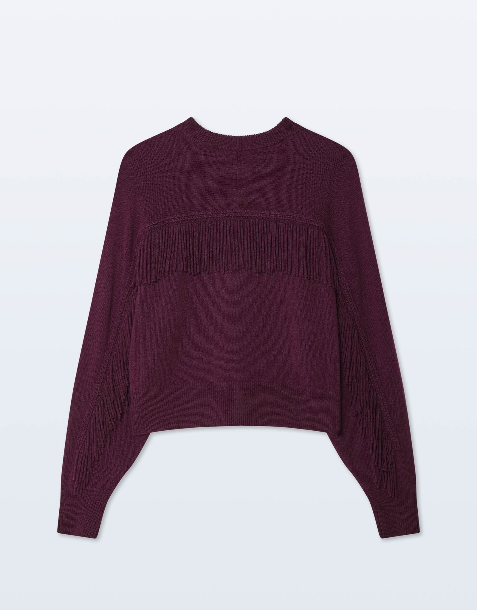 White + Warren Luxe Fringe Crew