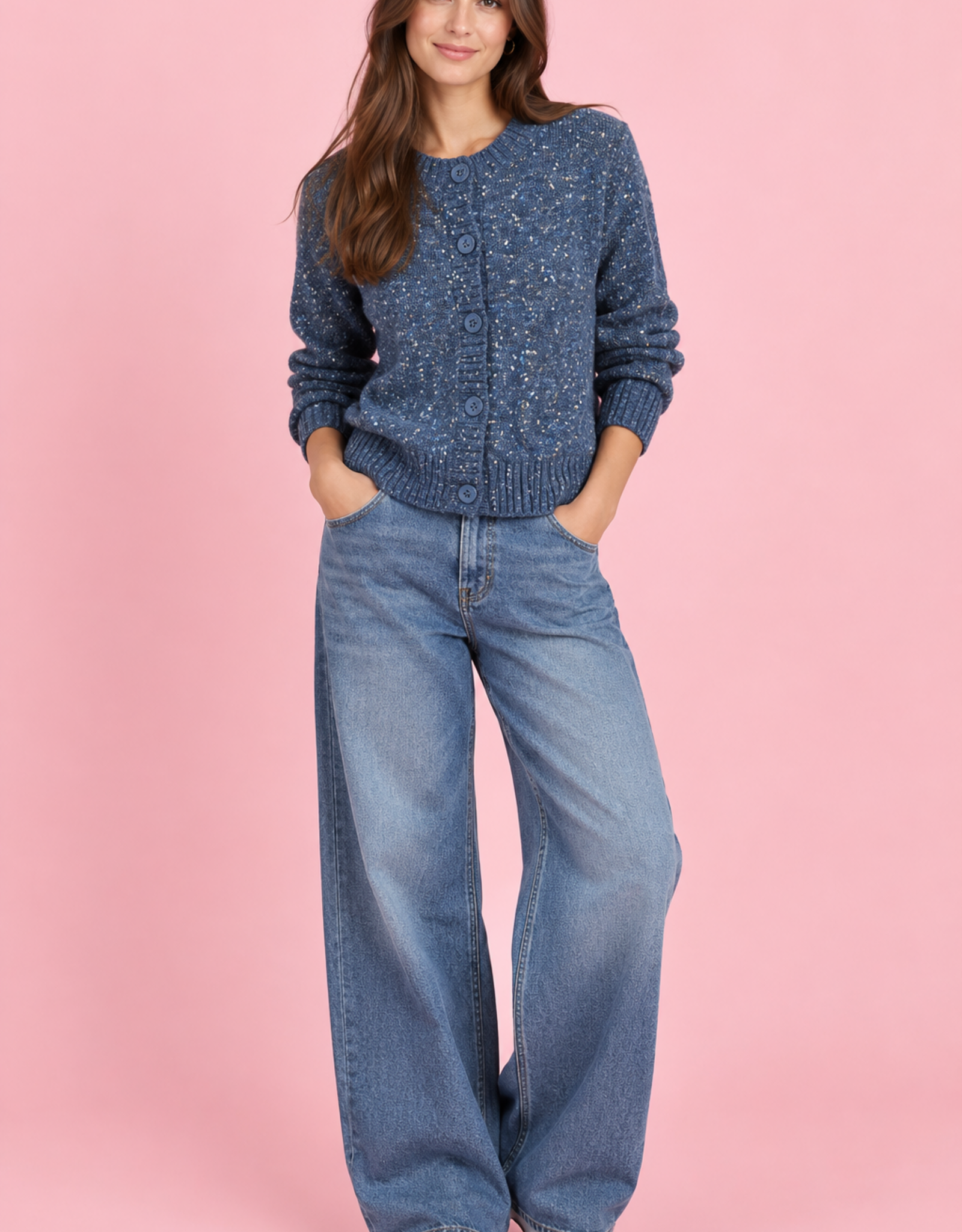Autumn Cashmere Cropped Cardi NLM14793