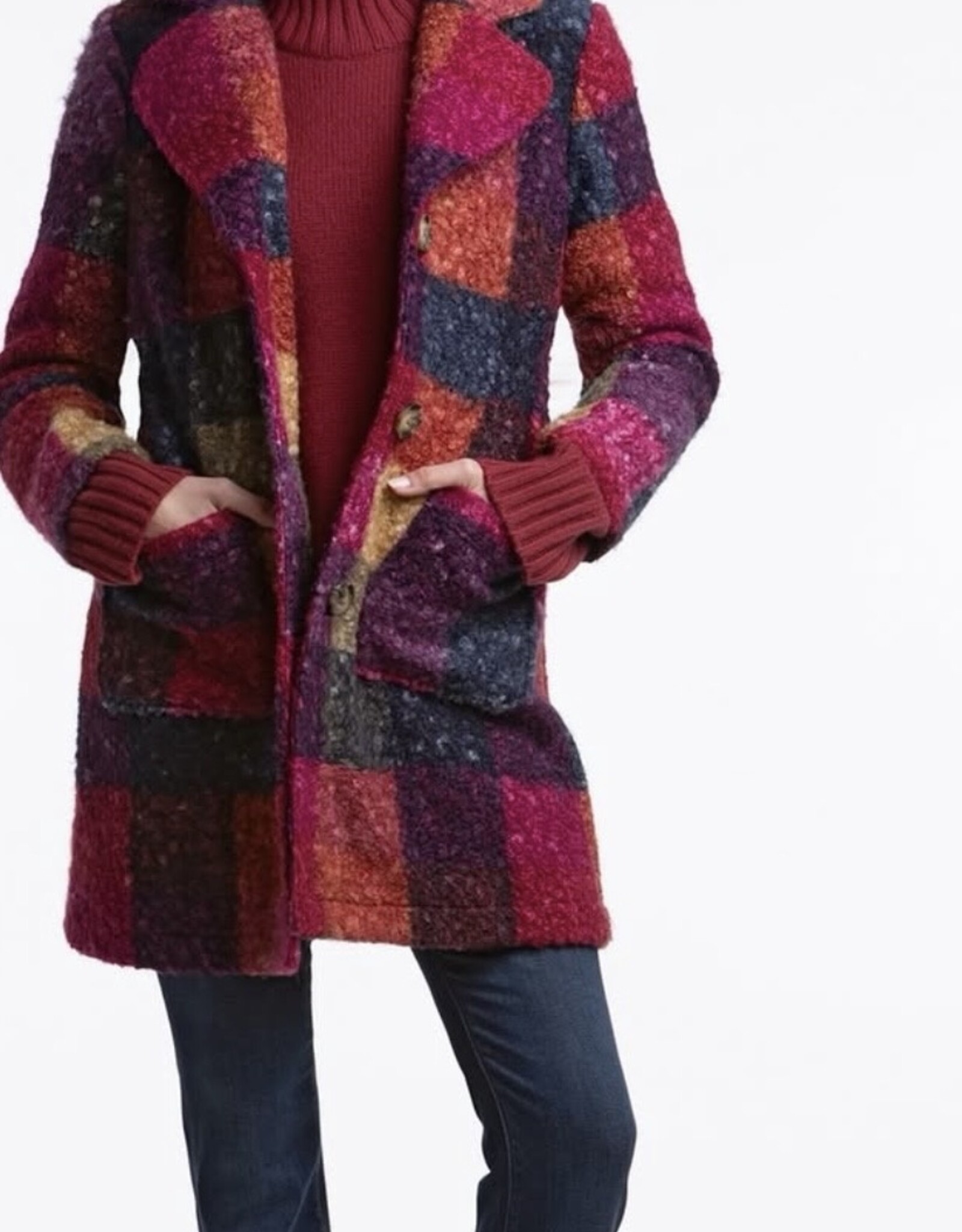 Elliott Lauren Colorblock Coat