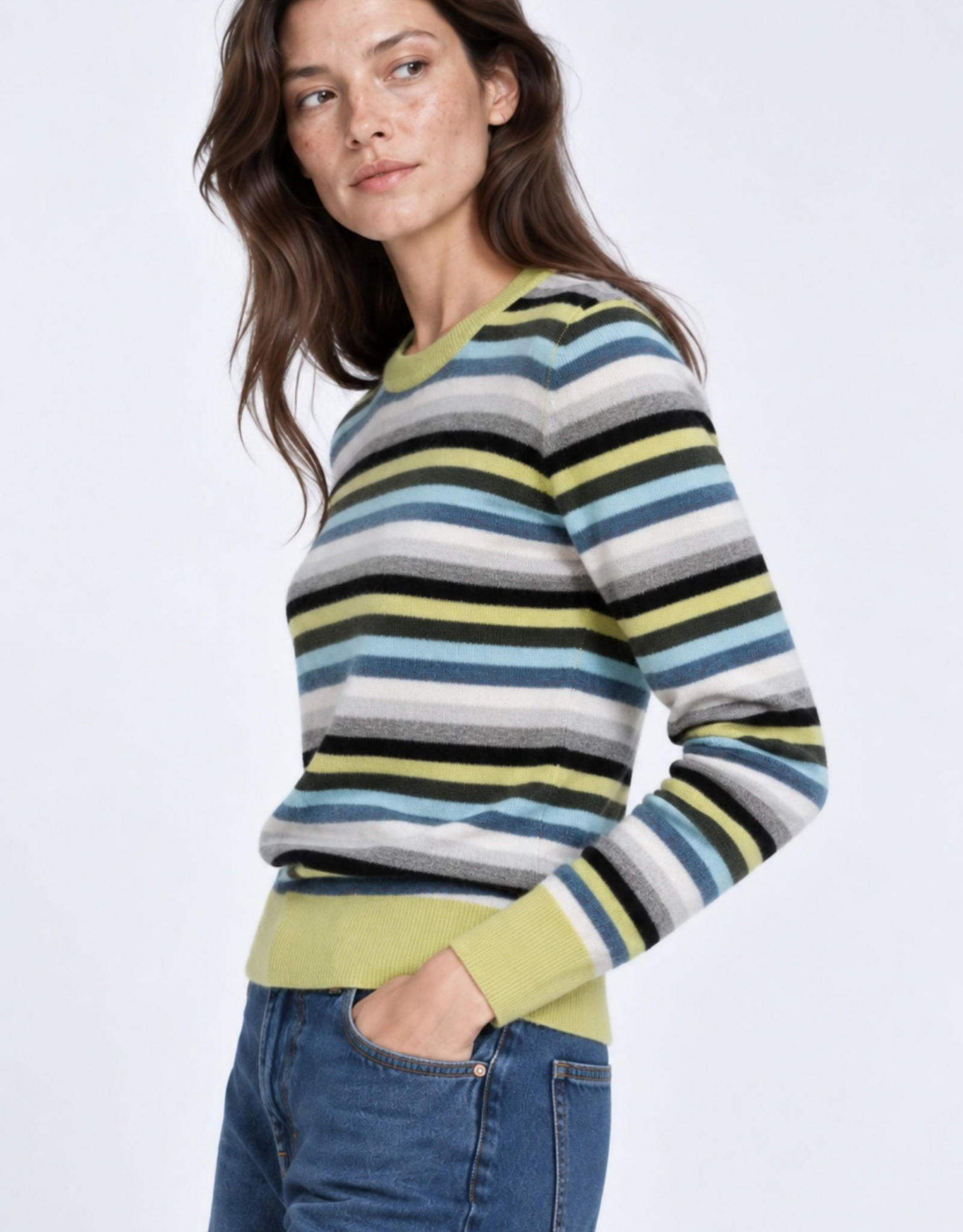 MINNIE ROSE L/S Striped Crew