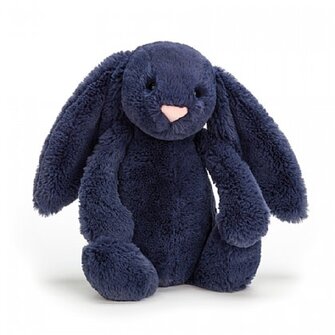 JellyCat Bashful Navy Bunny Medium