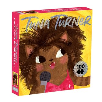 Music Cats 100 piece puzzle - Tuna Turner