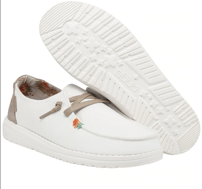 HEY DUDE WENDY RODEO WHITE AZTEC - Circle A Western and Outdoor