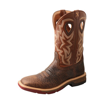 Twisted X Twisted X MXBAW02 12" Western Work Boot Smokey Chocolate & Spice