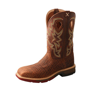 Twisted X Twisted X MXBN001 12" Western Work Boot Tan & Tan