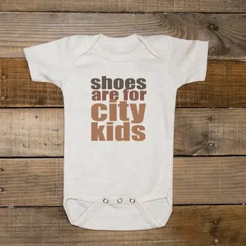 Shoes Are For City Kids Onesie