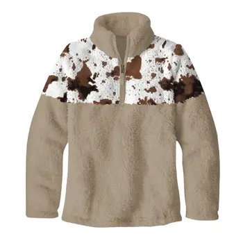 Shea Baby Shea Baby Cowprint Zip Up