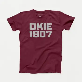 Okie Hats Okie Brand TOB0558K Okie 1907 T-Maroon
