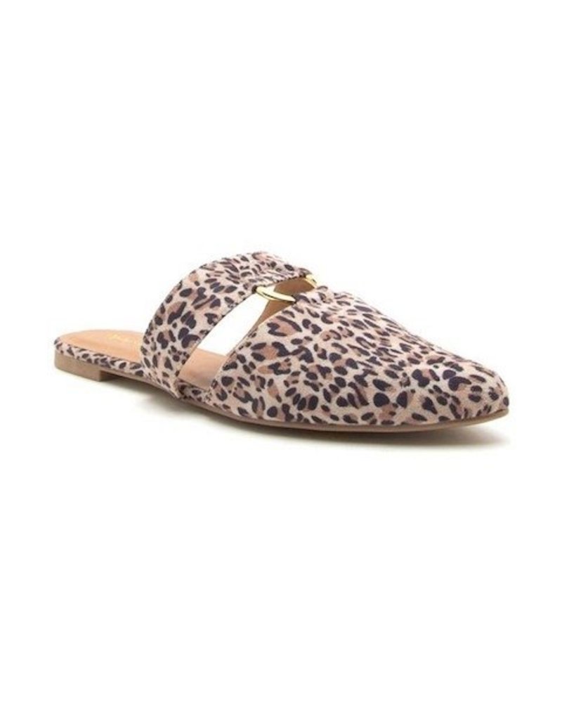leopard mule slides