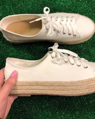 canvas espadrille sneakers