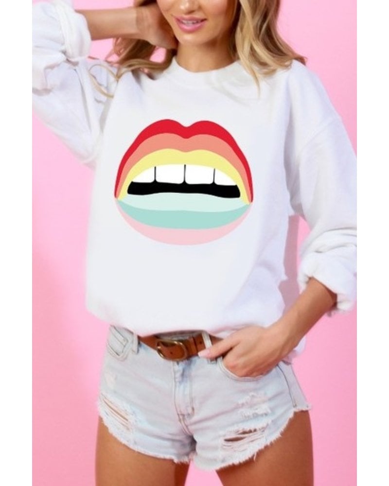 lip sweatshirt