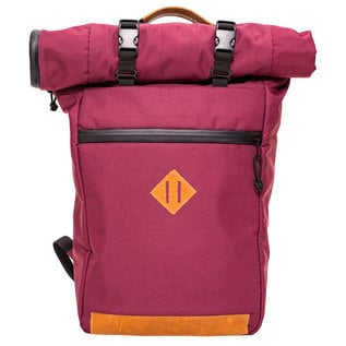 Abscent Abscent Scout Roll-Top Backpack - Crimson