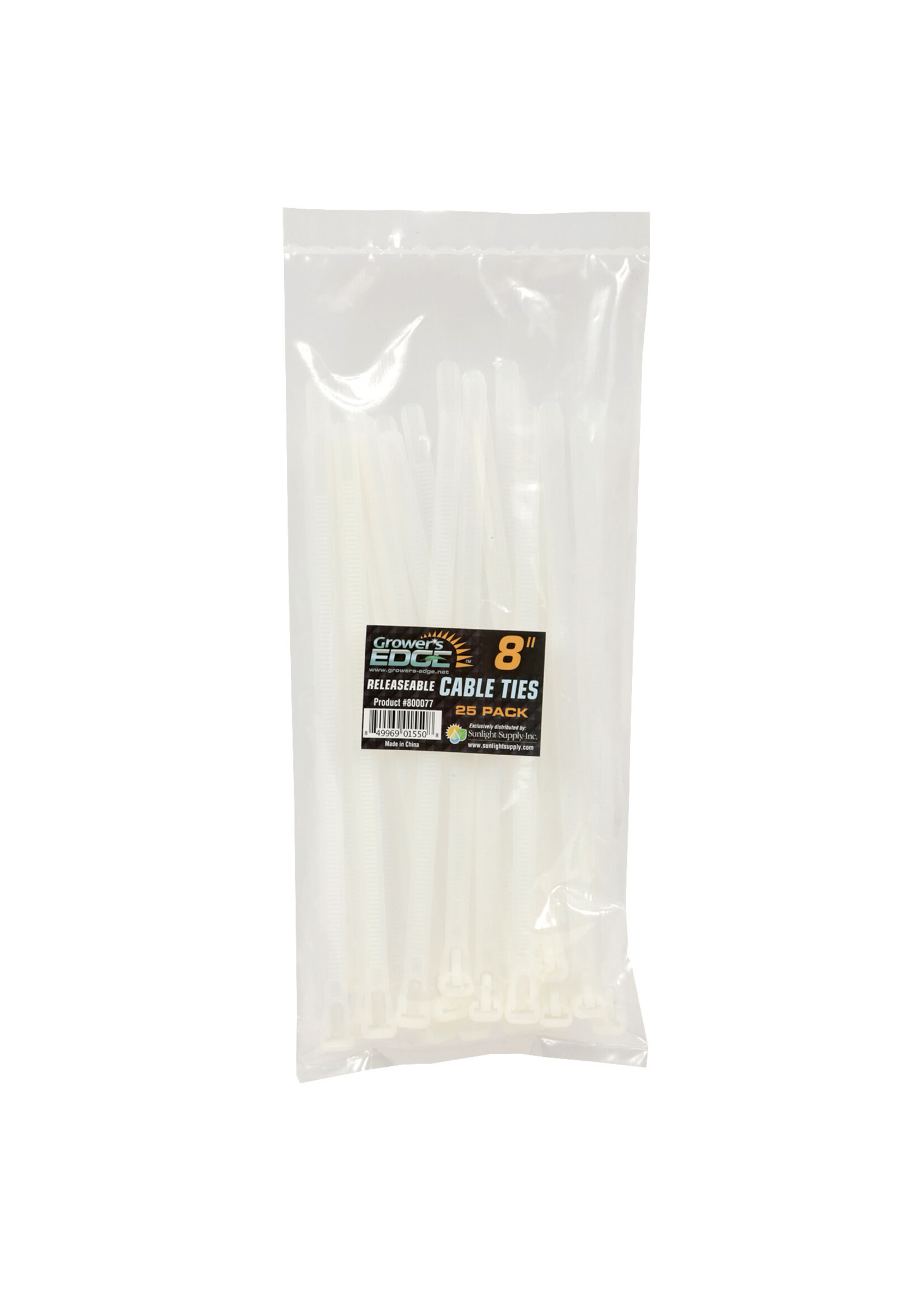 Growers Edge Grower's Edge 8 in Releasable/Reusable Cable Tie 25/Pack