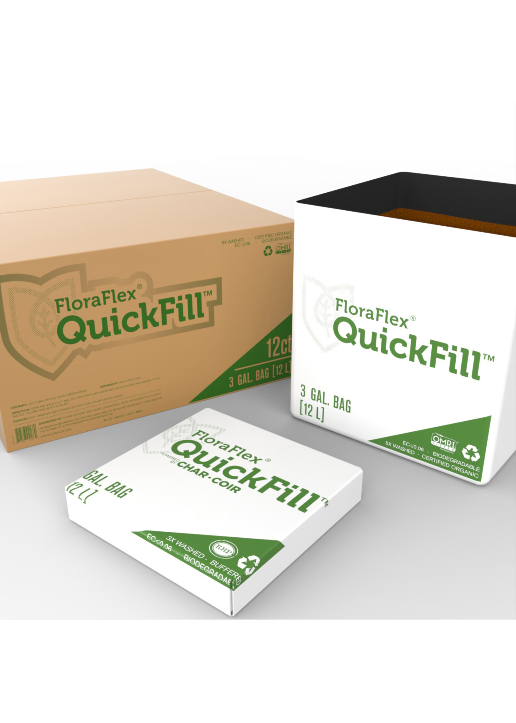 FloraFlex Quickfill 2 Gallon Bag - 60% WHC
