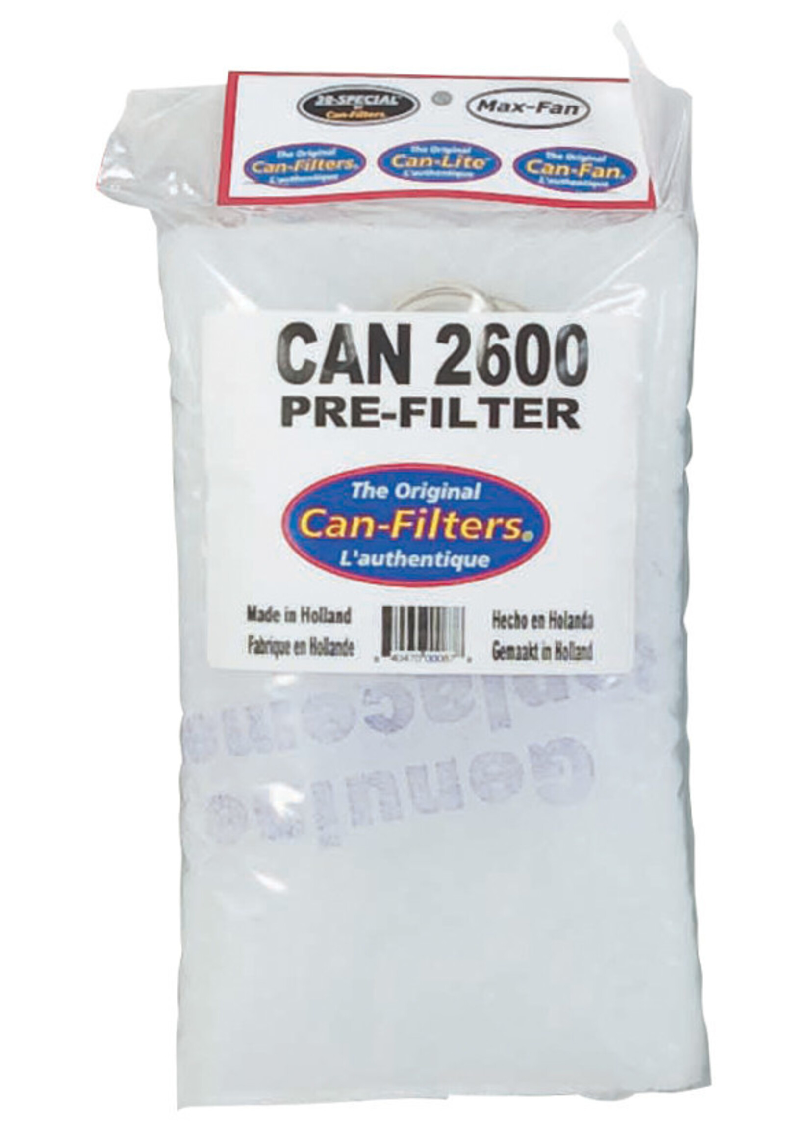 Can Fan Can Replacement Pre-Filter 2600