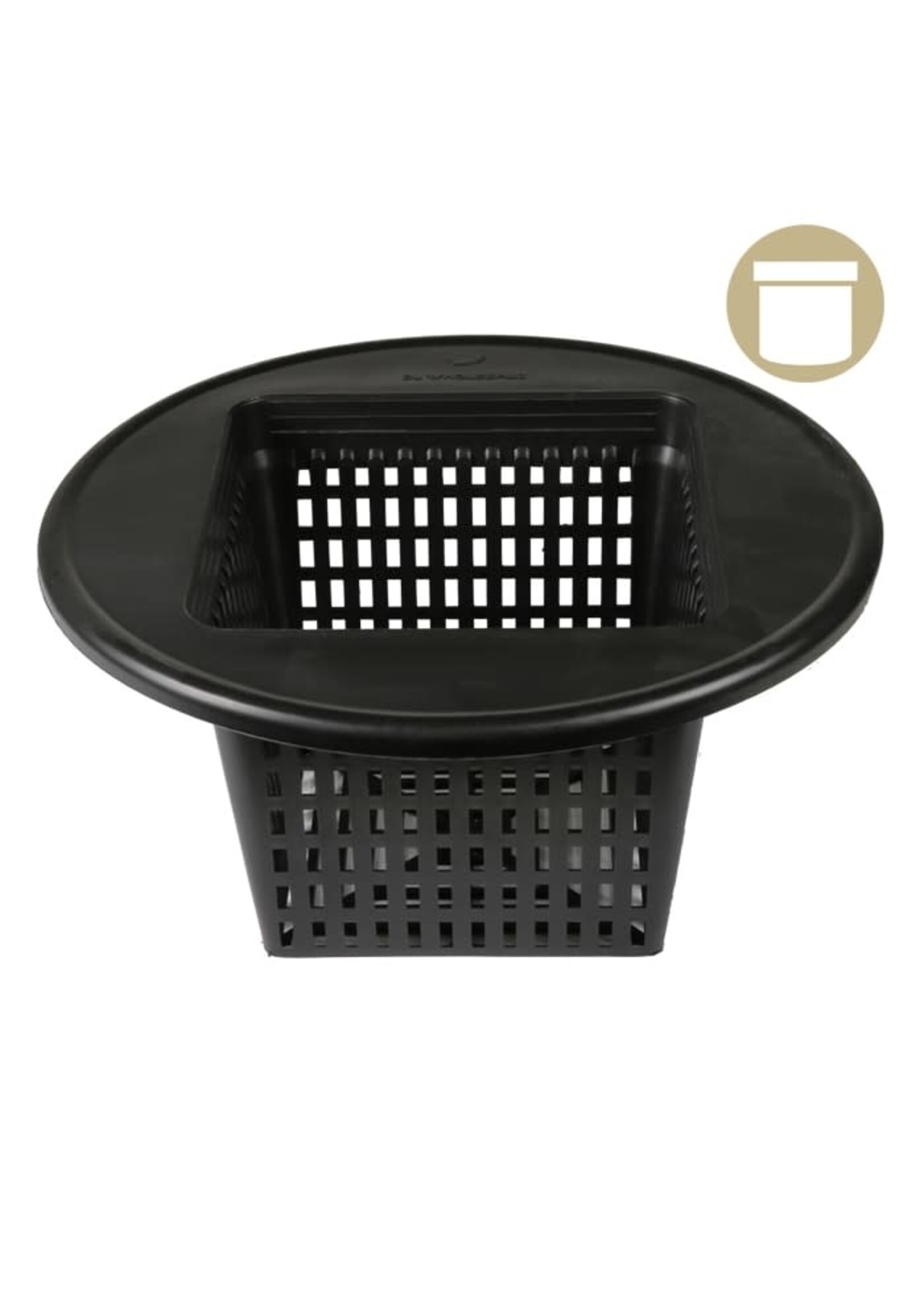 None 6'' Square Mesh Pot Bucket Lid