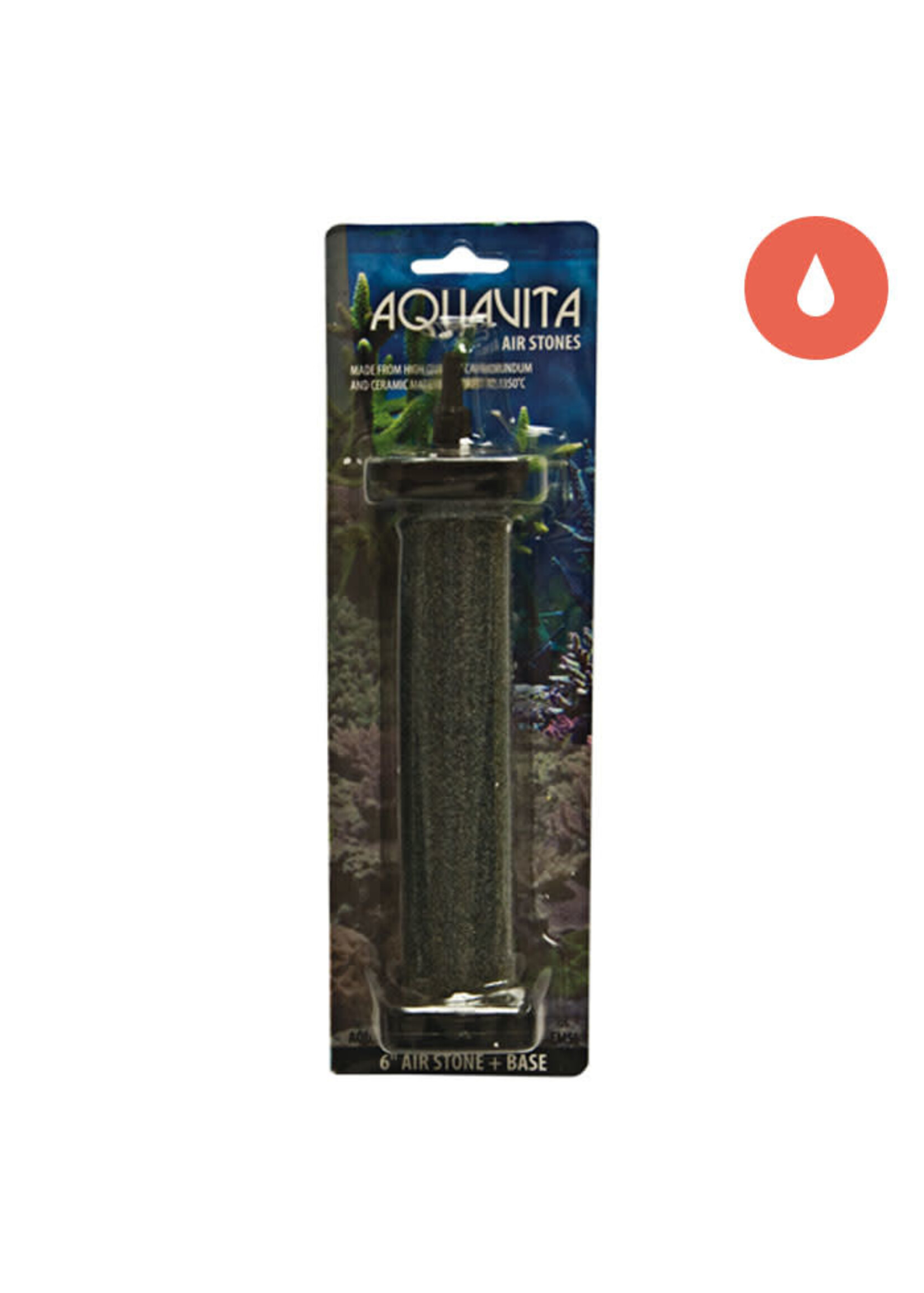 AquaVita AquaVita 6'' Cylinder Air Stone w/ Base