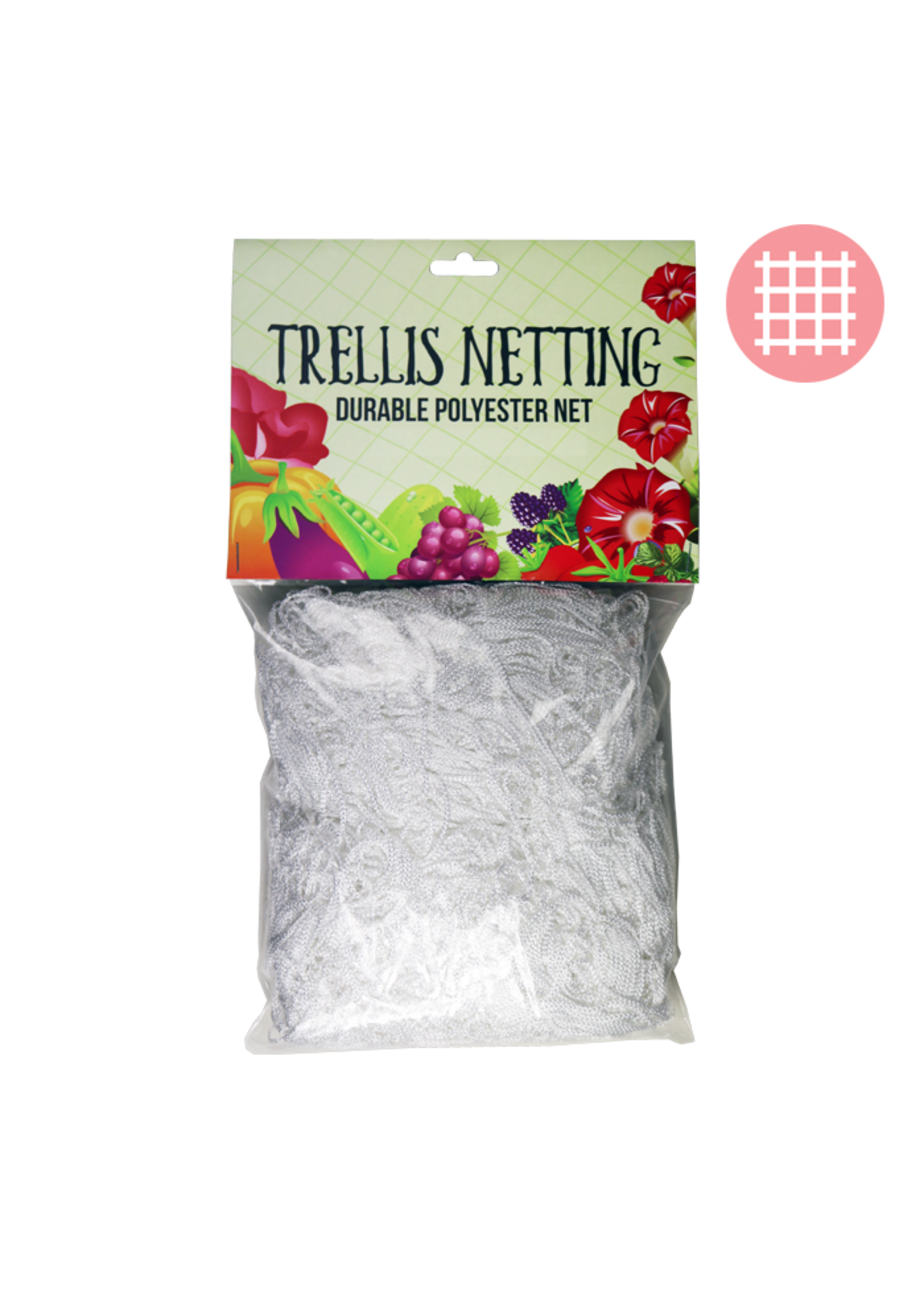 5'x15' Trellis Netting White 6