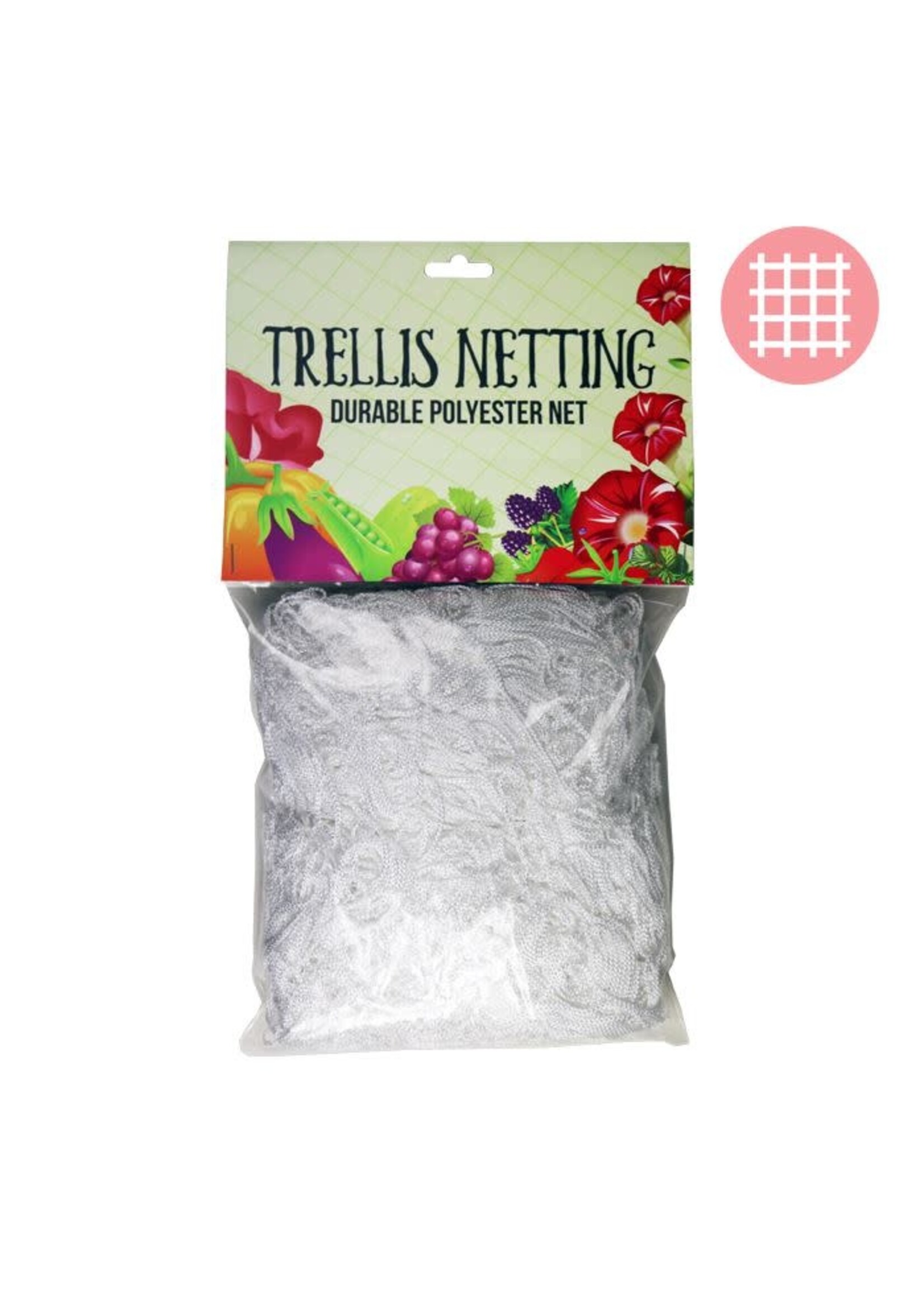 None 5'x60' Trellis Netting White 6
