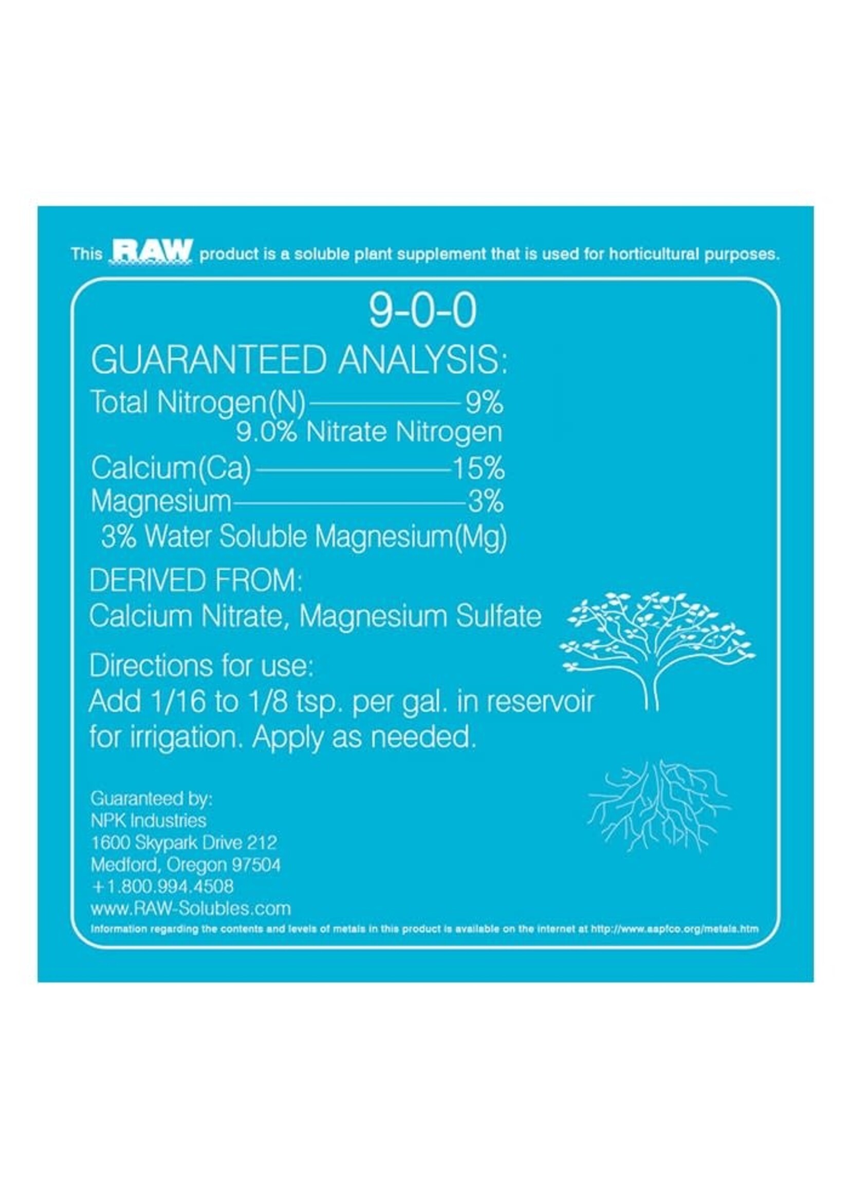 NPK Industries NPK RAW Calcium/Mag - 8 oz