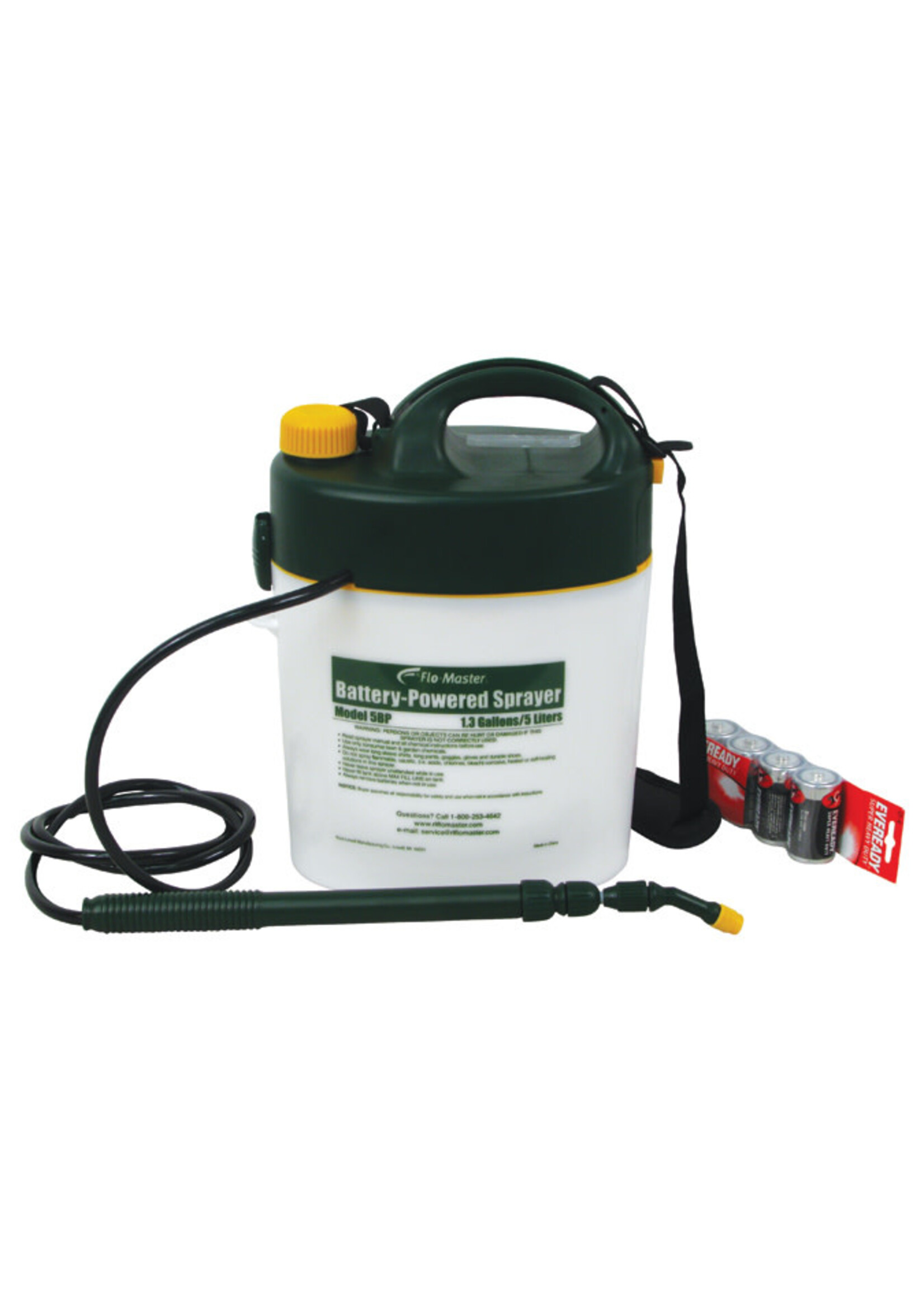 Root Lowell Root Lowell Flo-Master Battery Powered Sprayer 5 Liter/1.3 Gallon