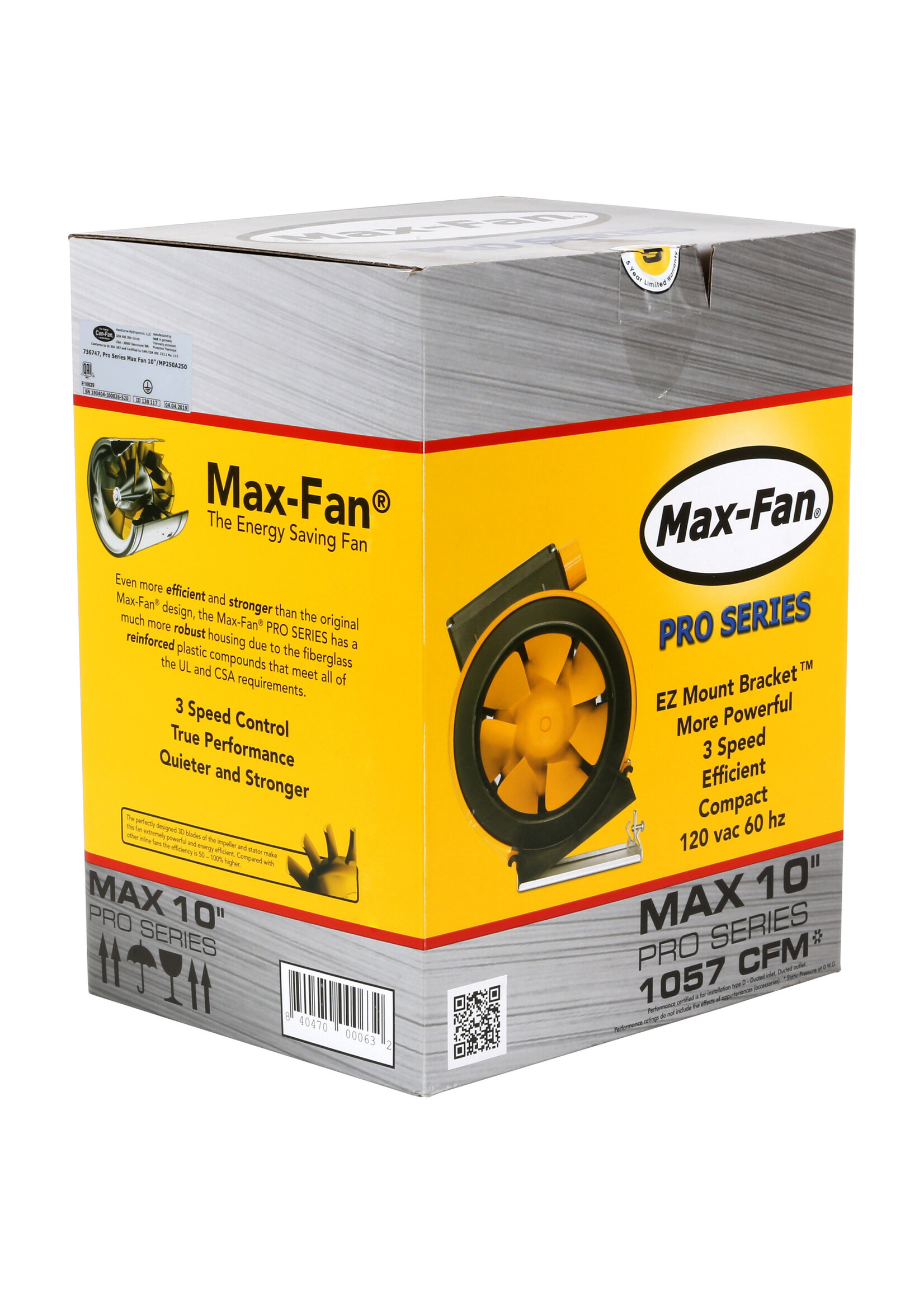 Can Fan Can-Fan Max Fan Pro Series 10 in - 1057 CFM